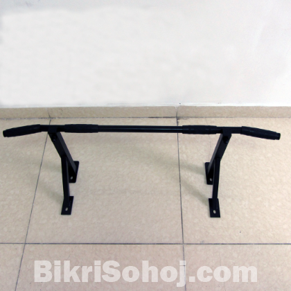 Wall mounted chin up and push up bar stand